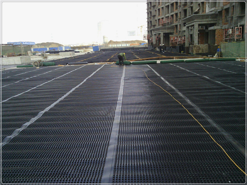 12mm厚車庫(kù)頂板排水板施工借鑒